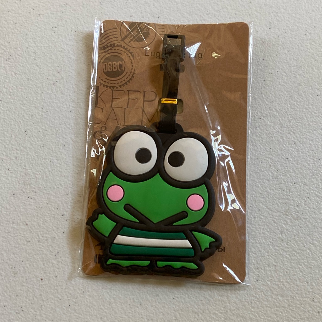 Keroppi Rubber Luggage Tag